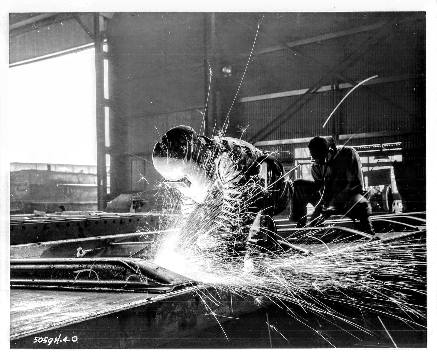 K162590 Lamp original mechanical United States Steel drawing Weirton industrial Steelers vintage 1972